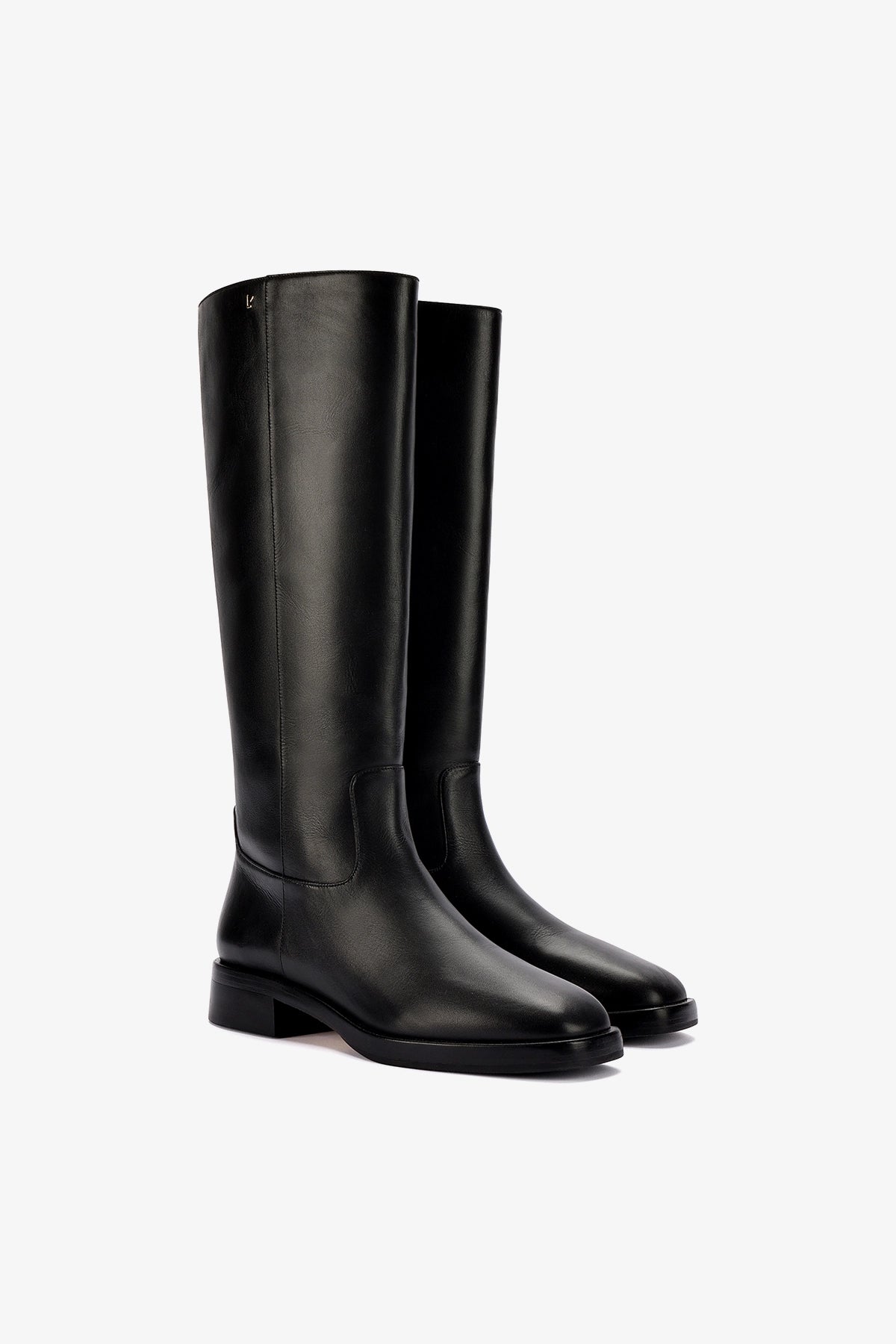 Anne Boot In Black Leather