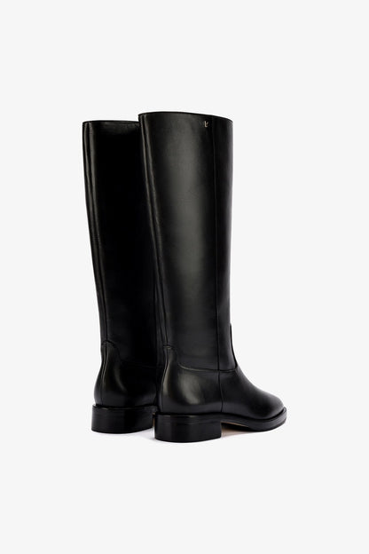Anne Boot In Black Leather