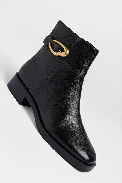 Anne Verona Low Boot Black Leather