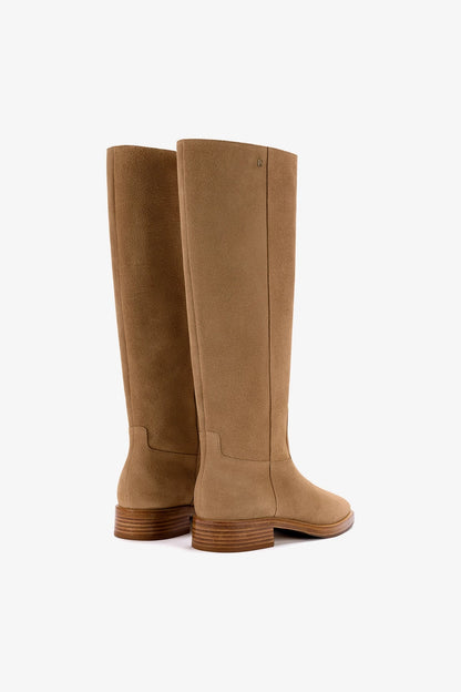 Anne Boot In Peanut Suede