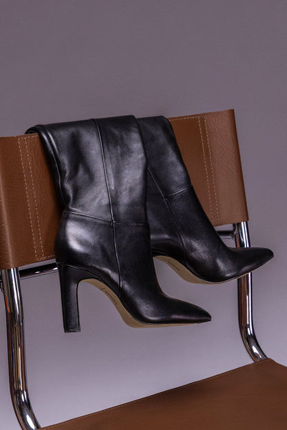 Cindy Hi Boot In Black Leather