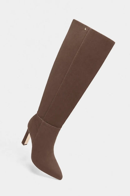 Cindy Hi Boot In Burnt Umber Suede
