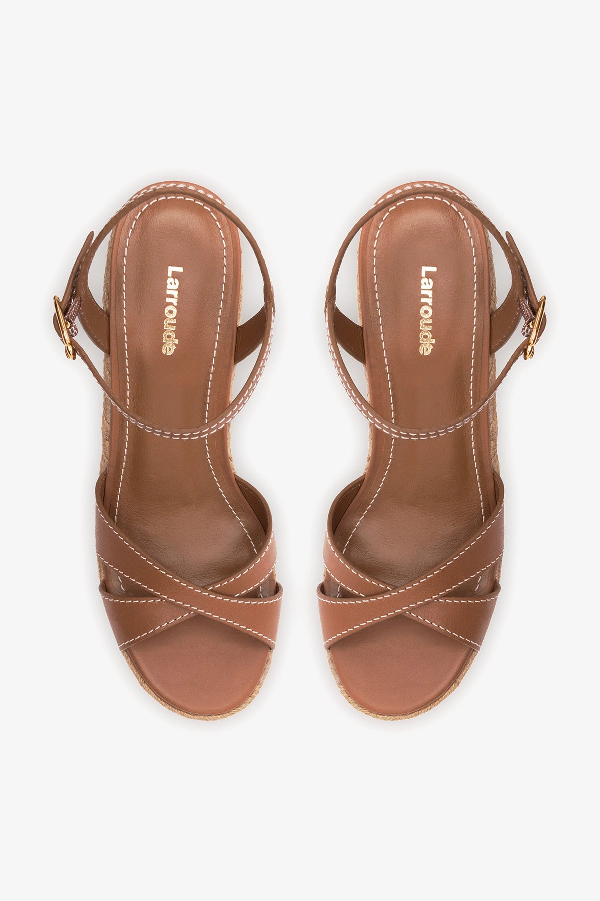 Bianca Espadrille Sandal Caramel Leather