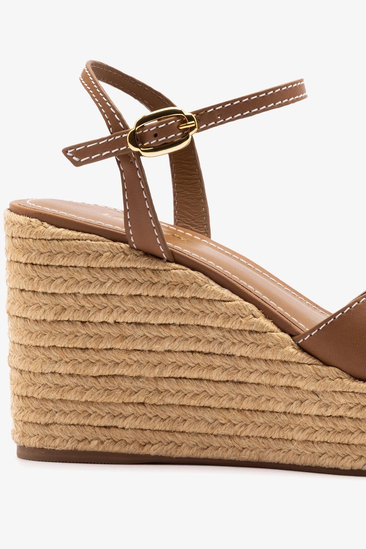Bianca Espadrille Sandal Caramel Leather