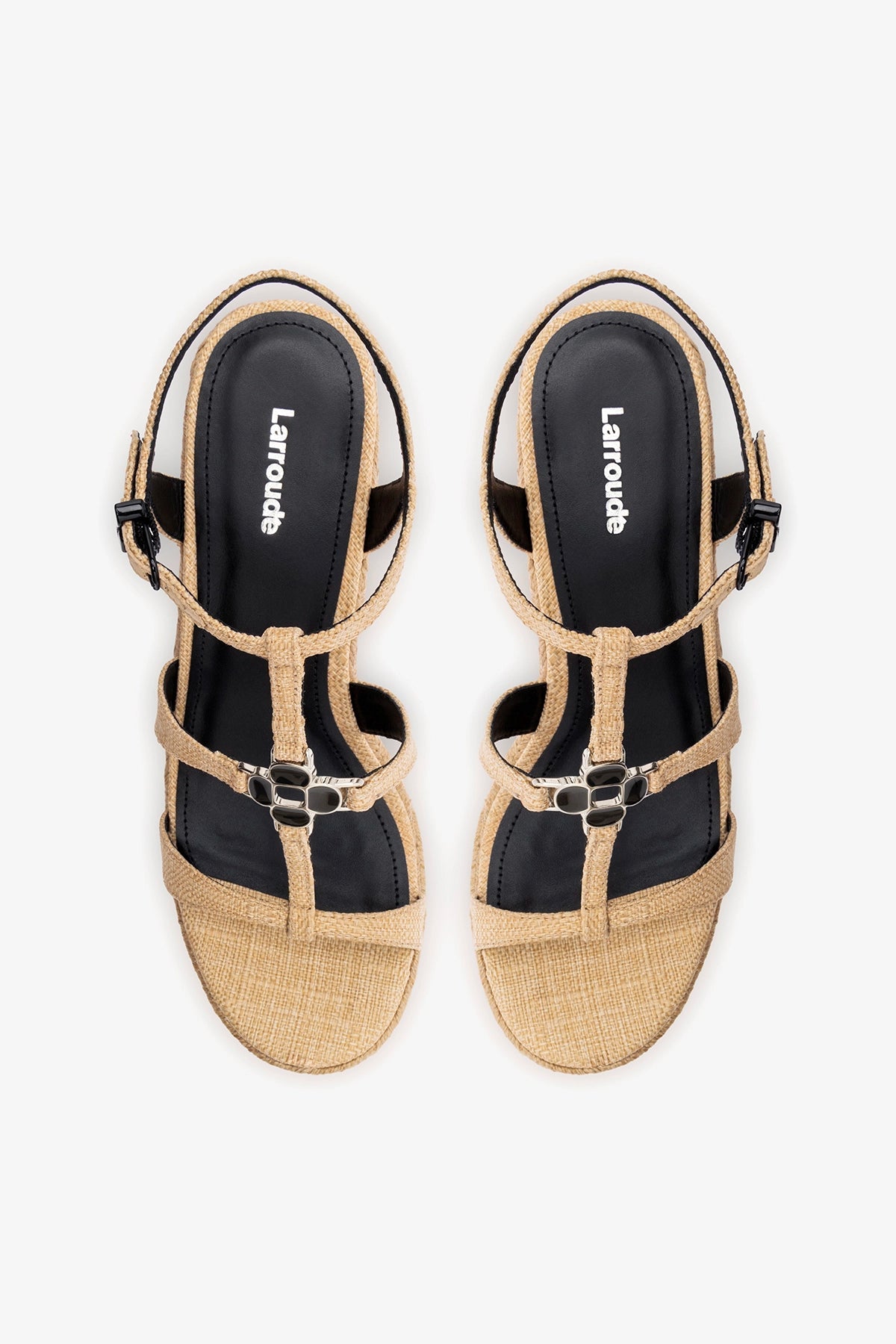 Hana Espadrille Sandal Beige Raffia