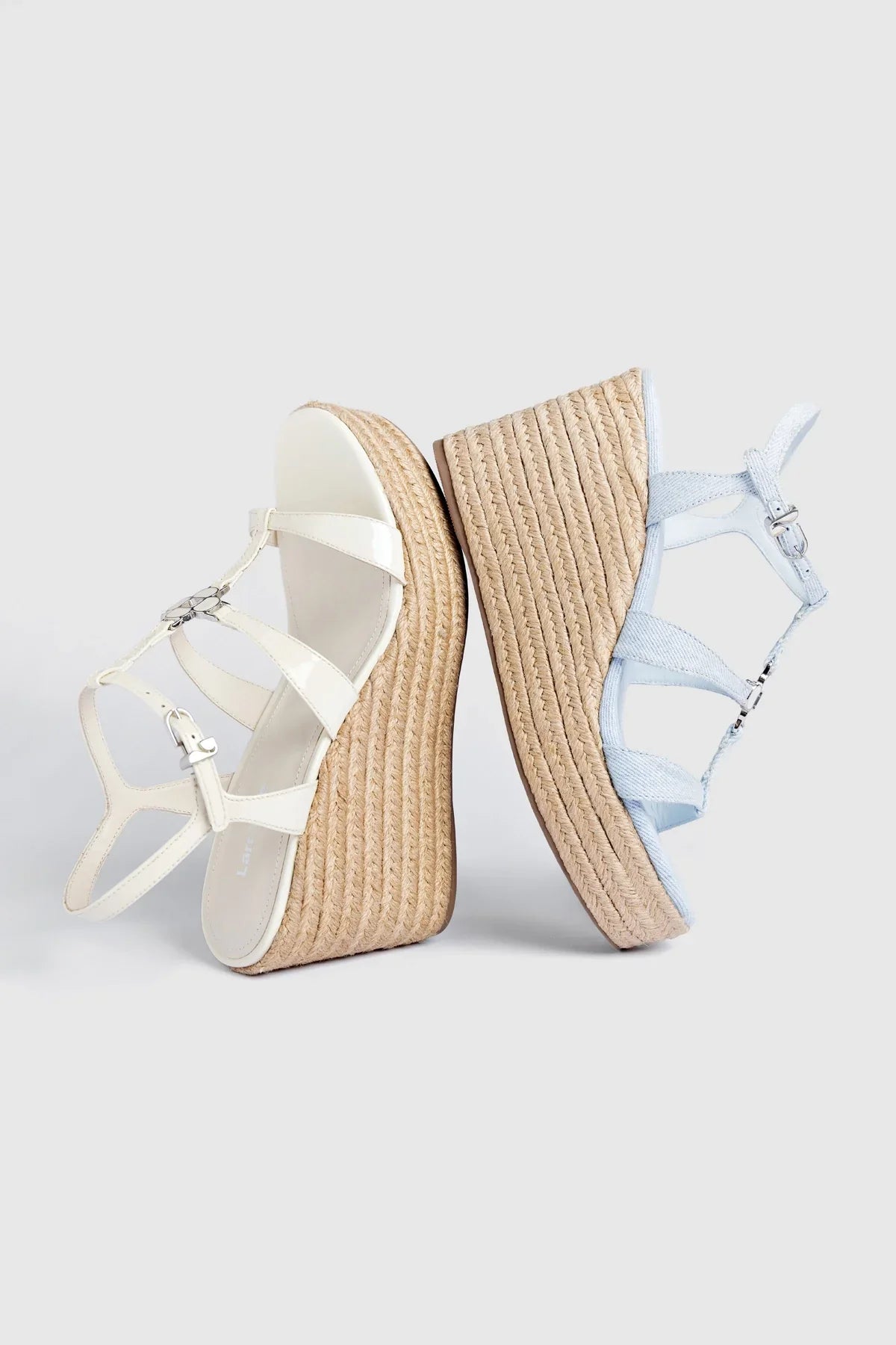 Hana Espadrille Sandal Ivory Leather