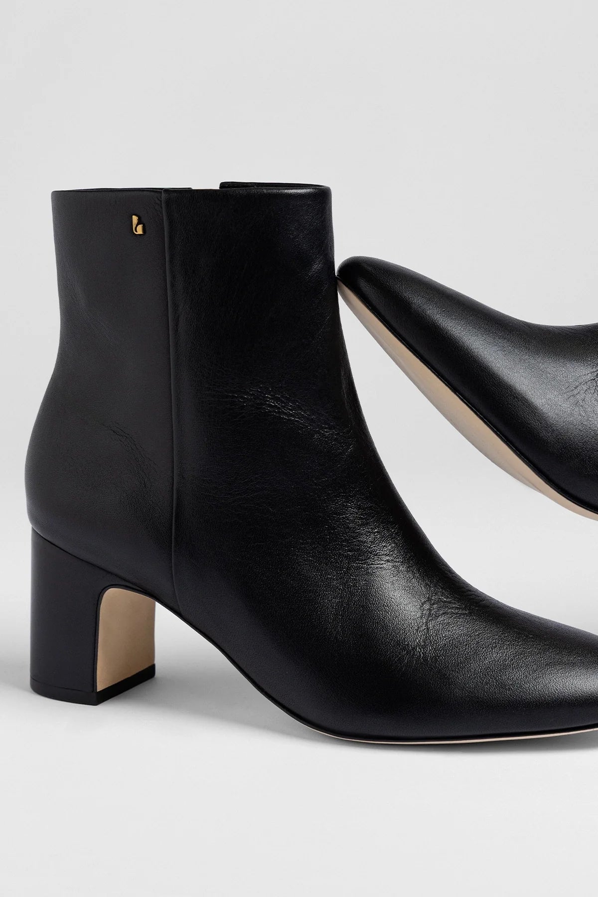 Gloria Boot Black Leather