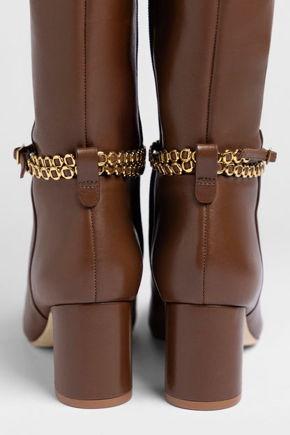 Milanina Hi Boot Burnt Umber Leather
