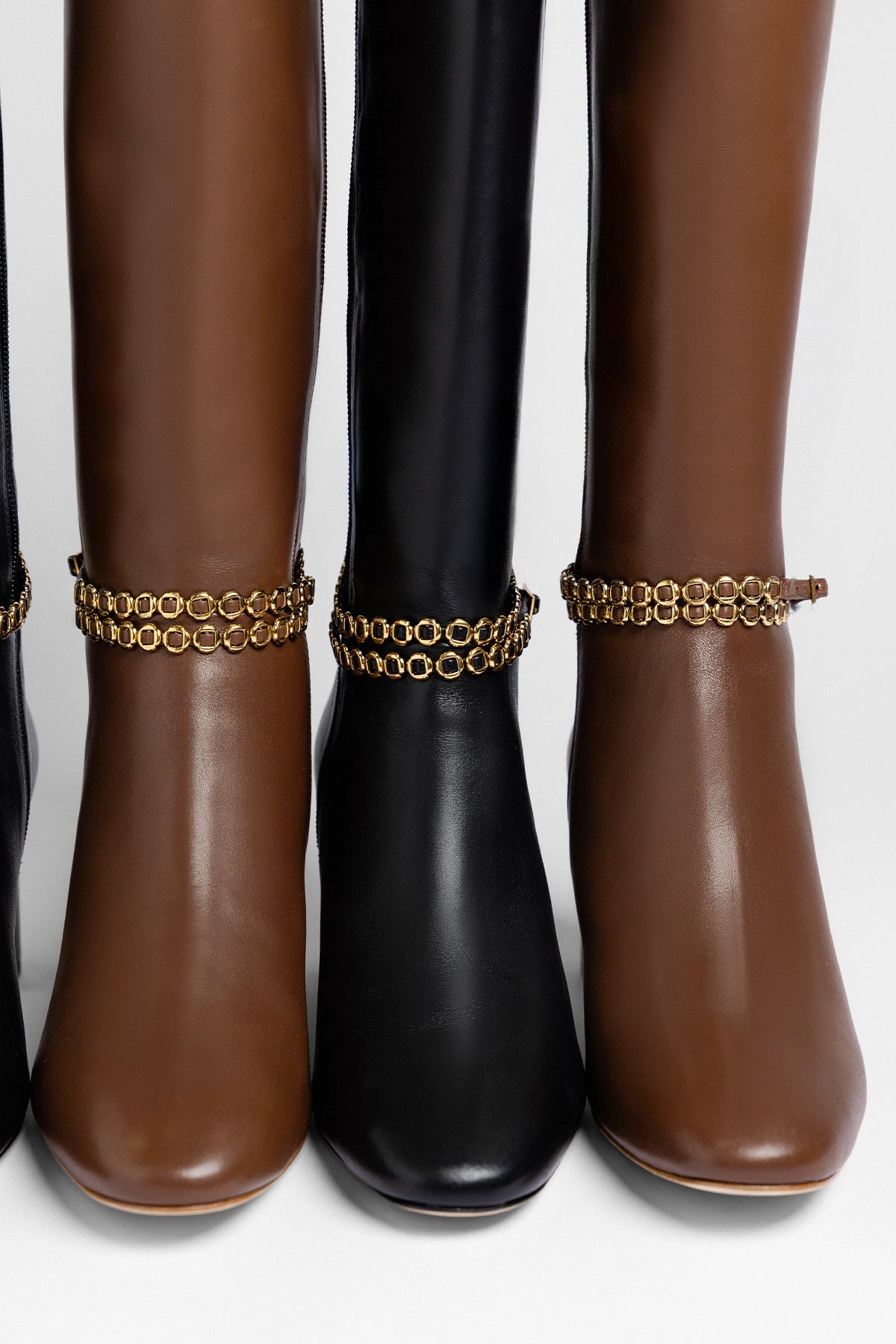 Milanina Hi Boot Burnt Umber Leather