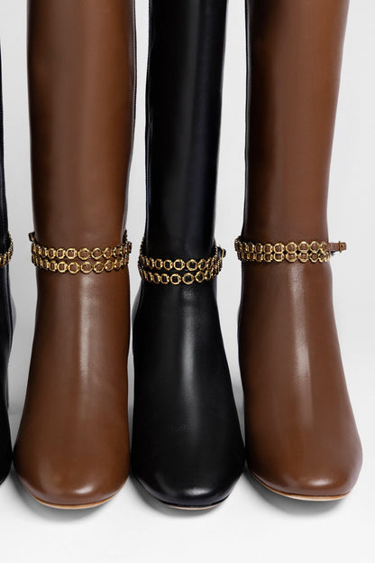 Milanina Hi Boot Burnt Umber Leather