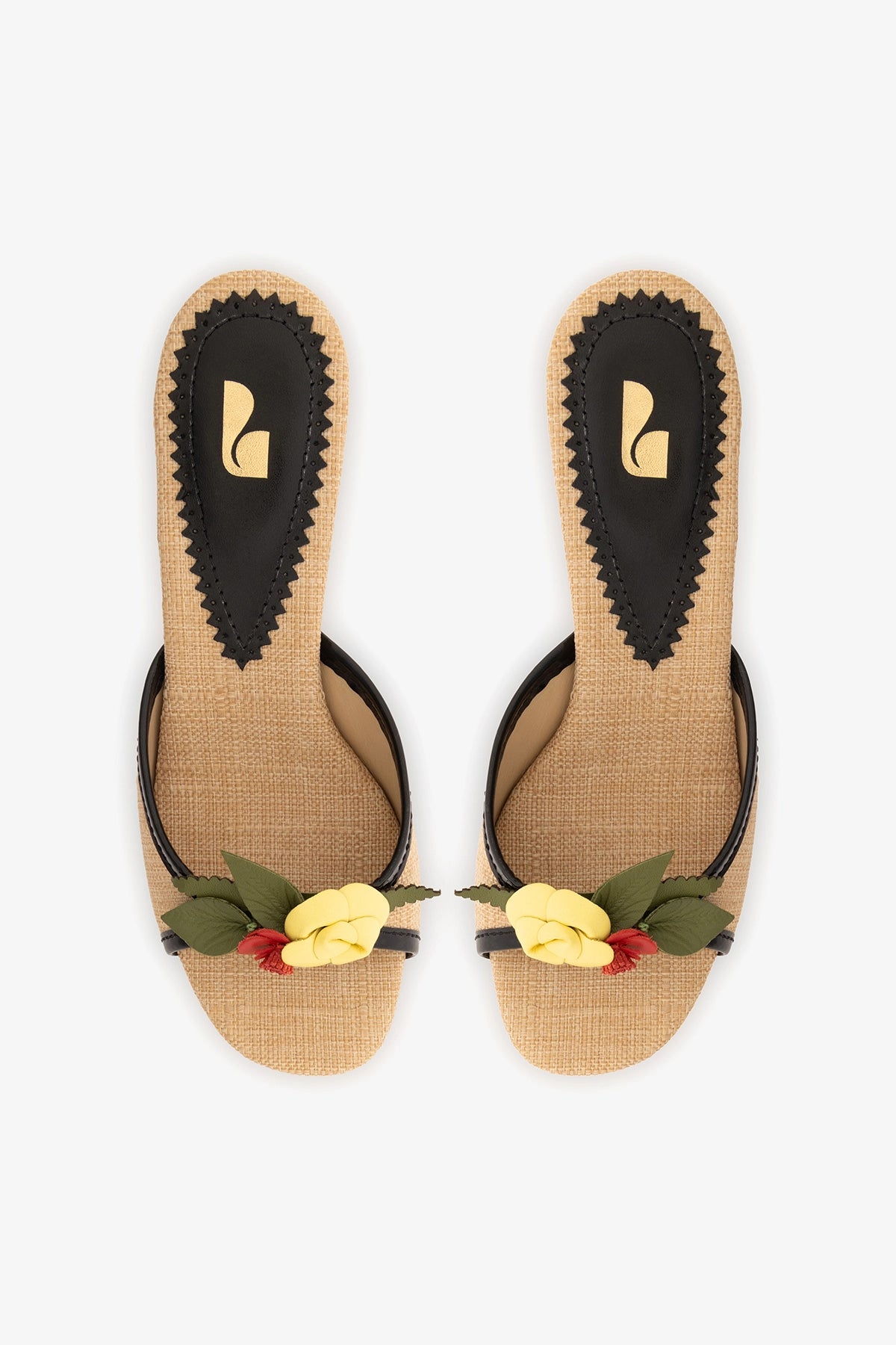 Juliette Mule Beige Raffia