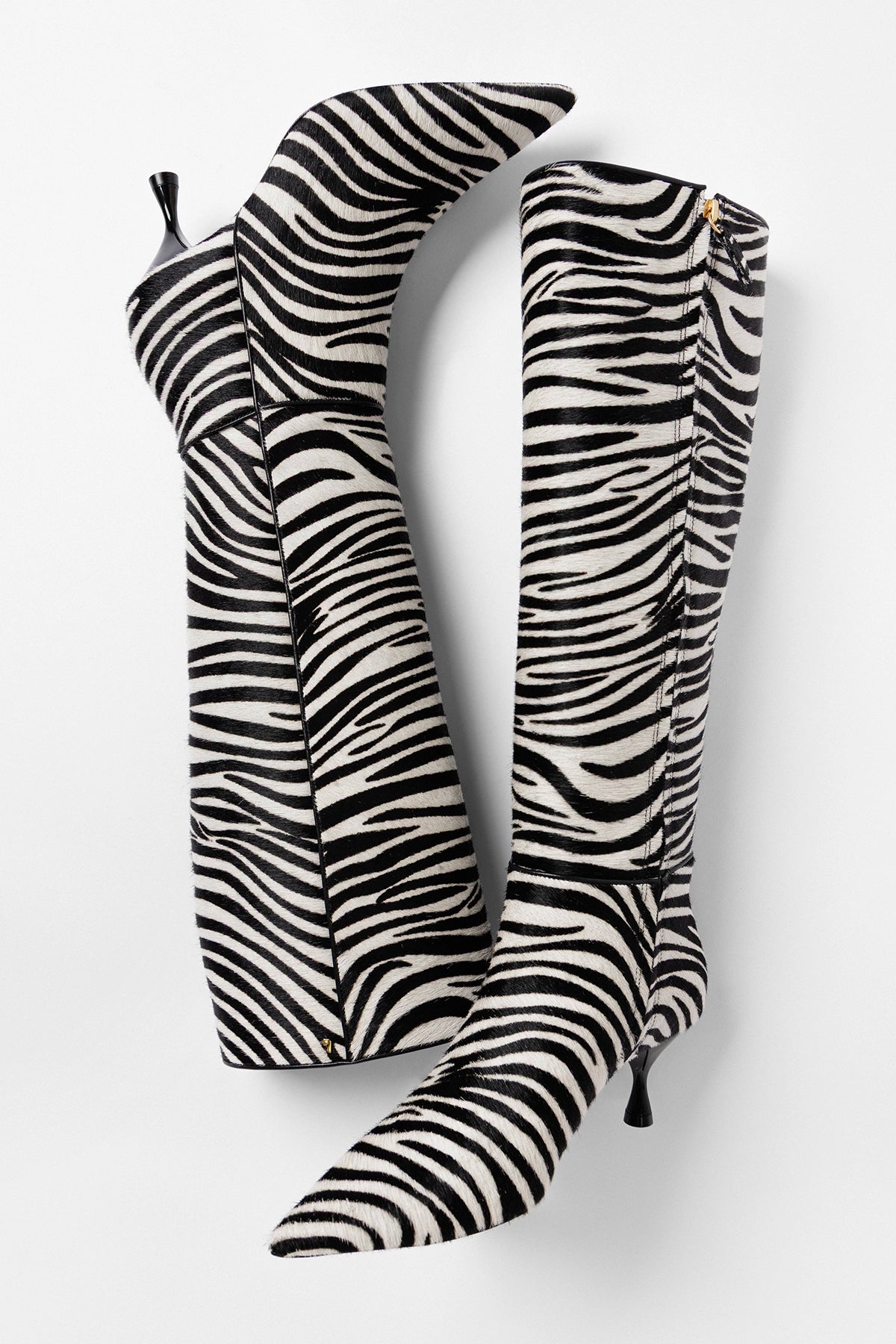 Georgia Boot Zebra Hair Leather
