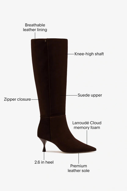 Georgia Boot Brown Suede
