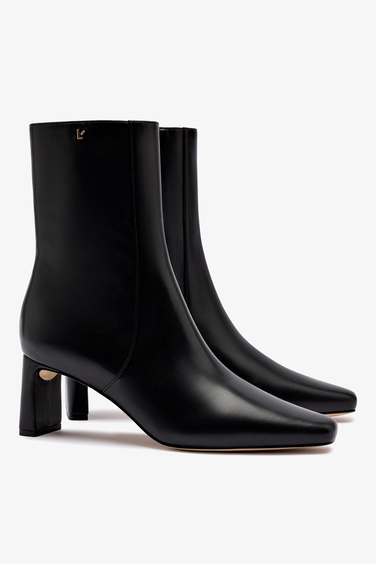 Alexis Bootie In Black Leather