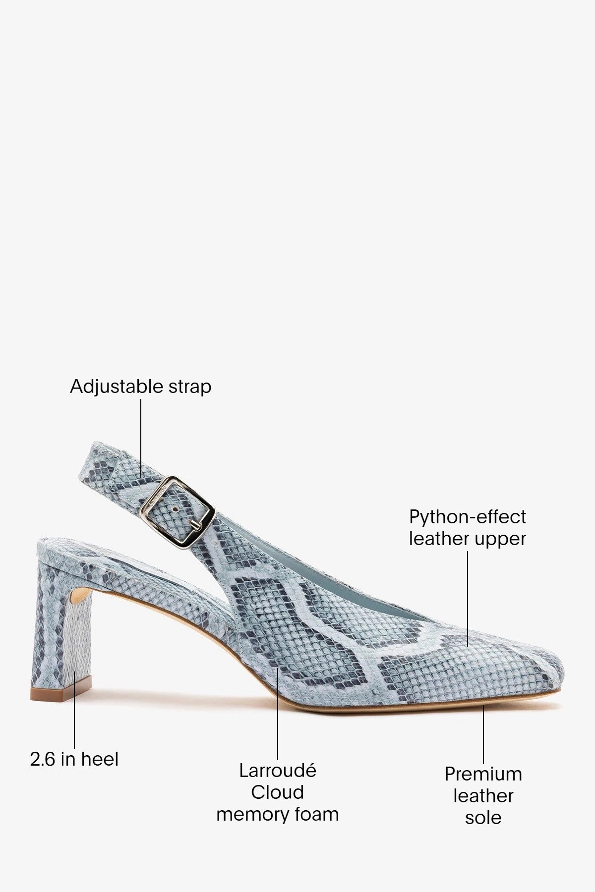 Katie Pump Maya Python Leather