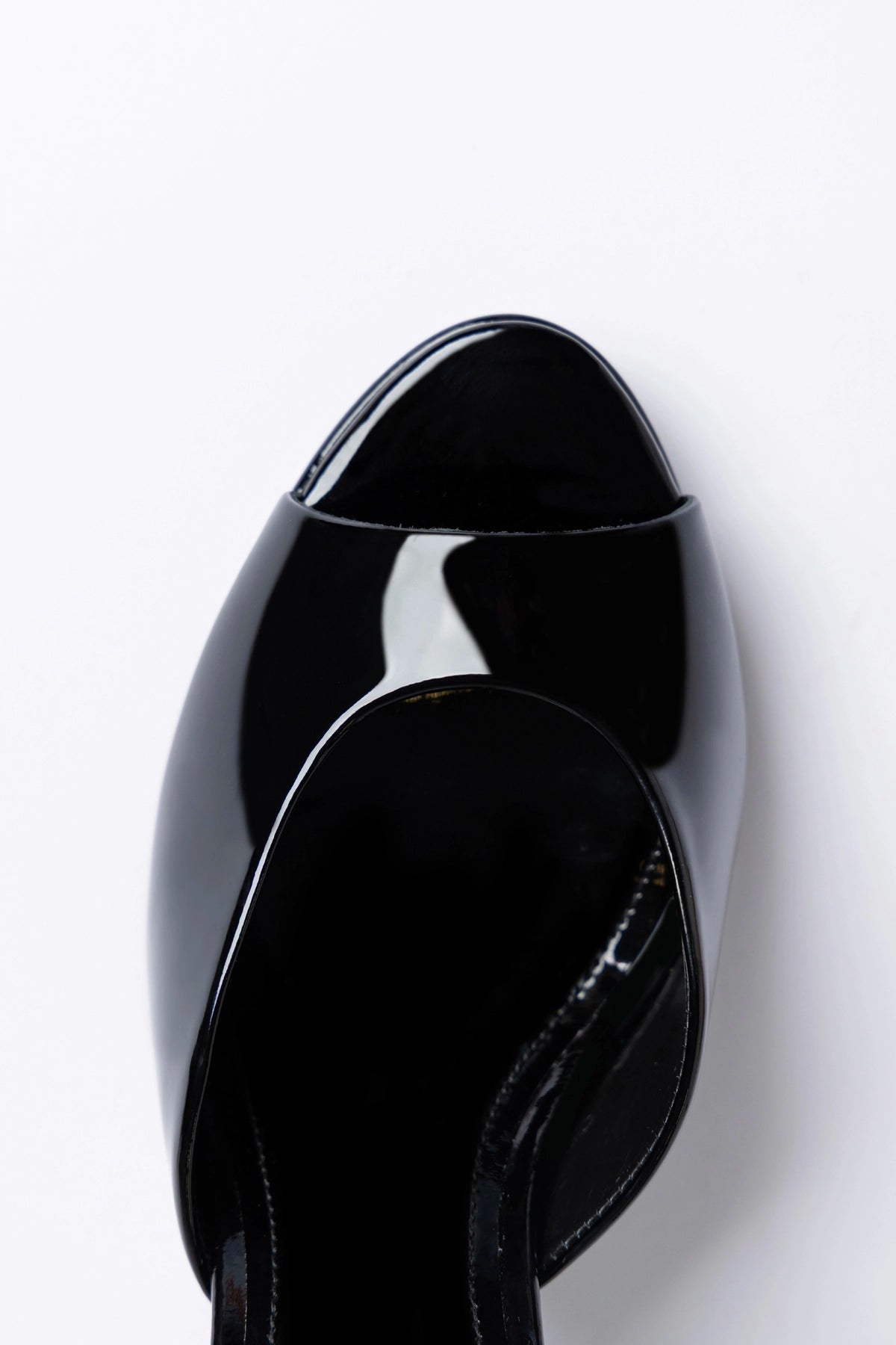 Jasmine Platform Mule Black Patent Leather