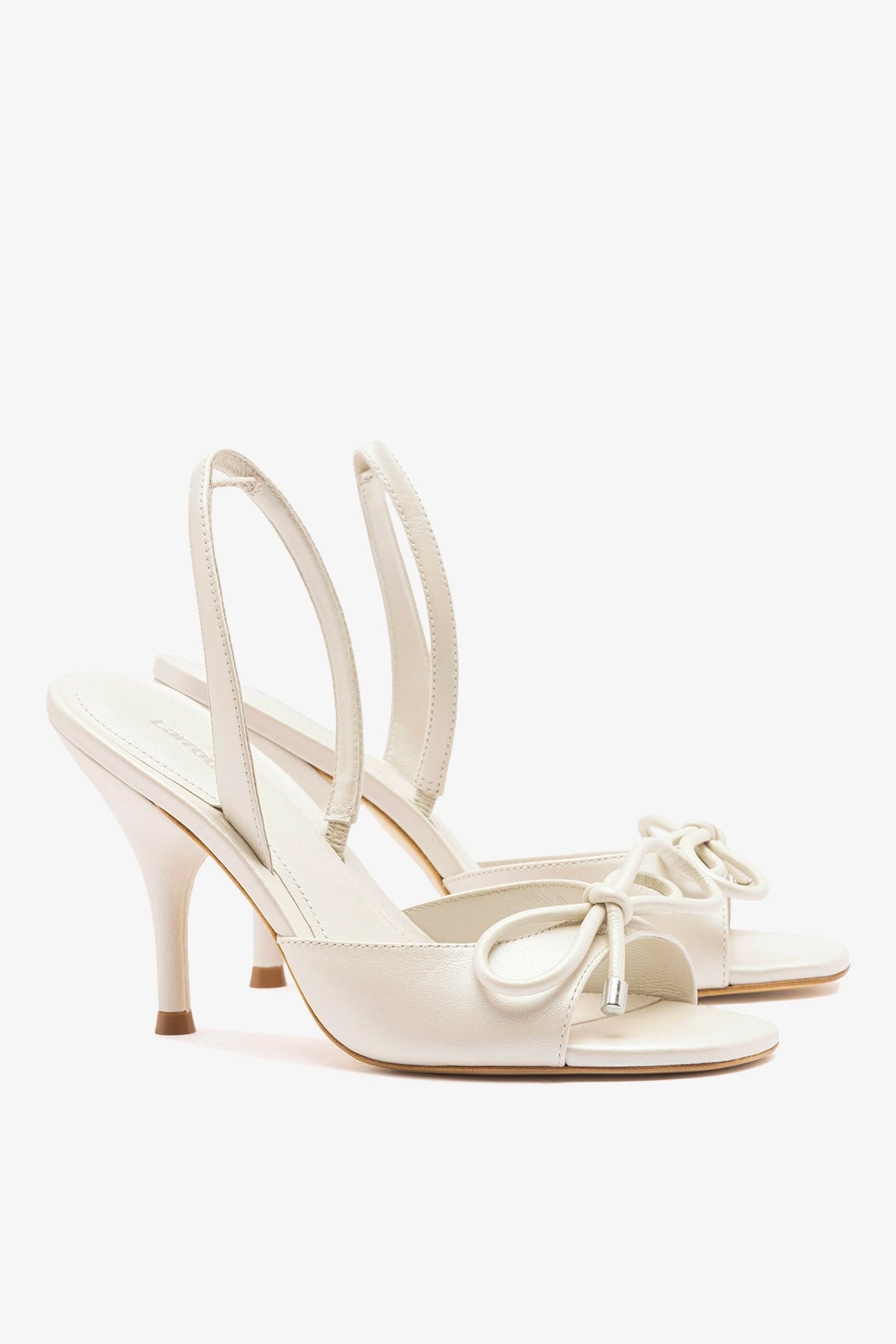 Lady Sandal Pearl Leather