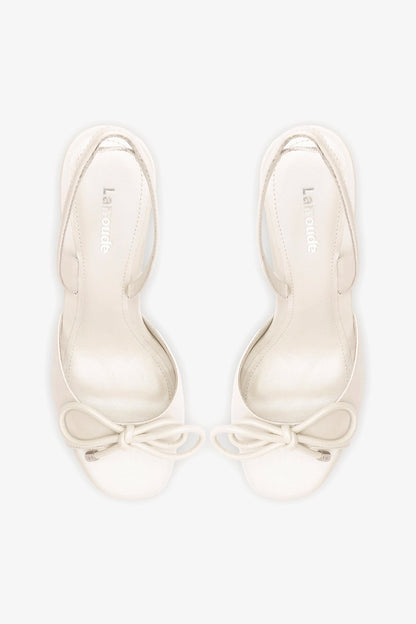 Lady Sandal Pearl Leather