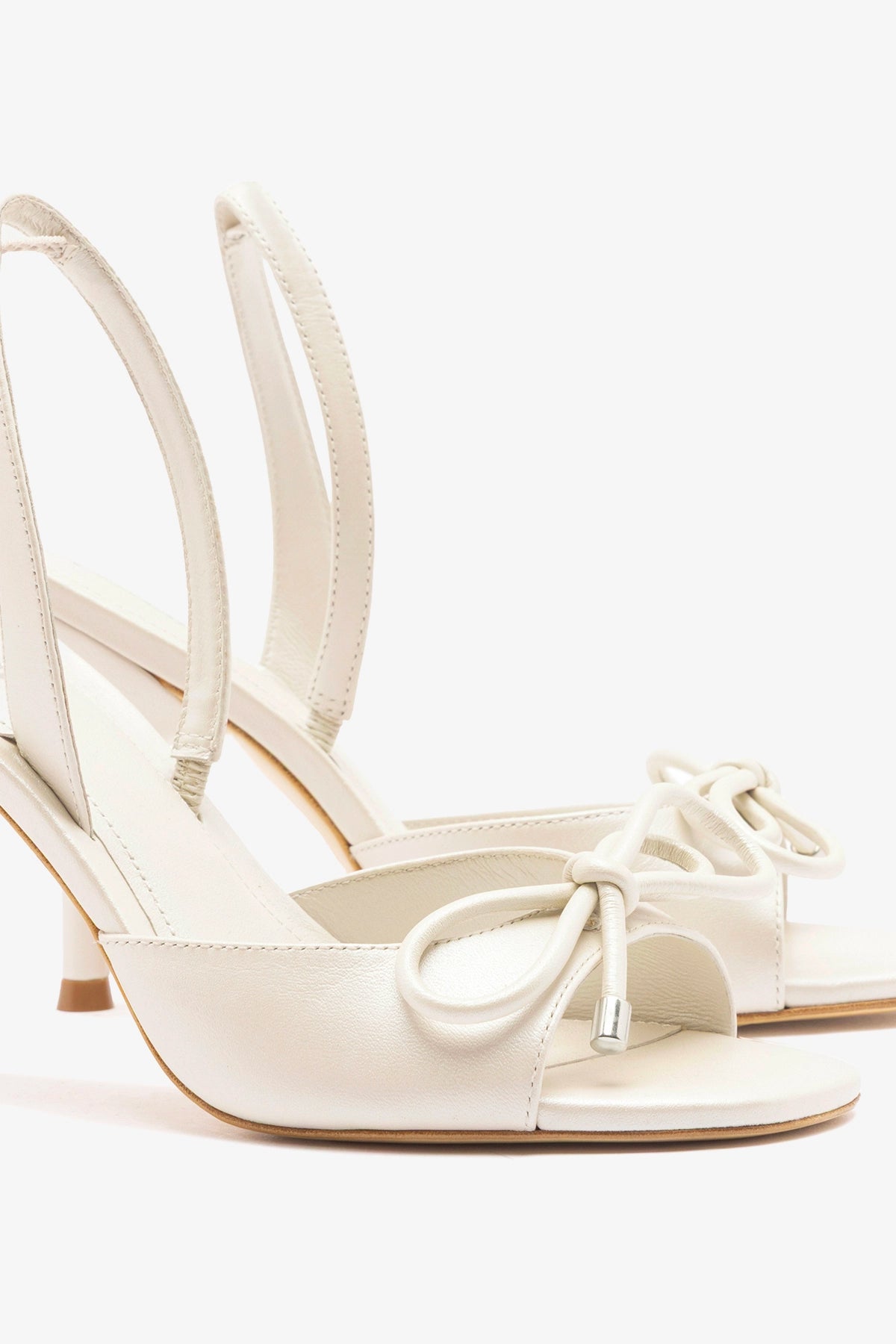 Lady Sandal Pearl Leather