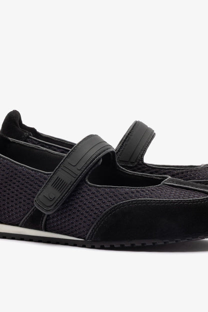 Devon Sneakerina Black Mesh