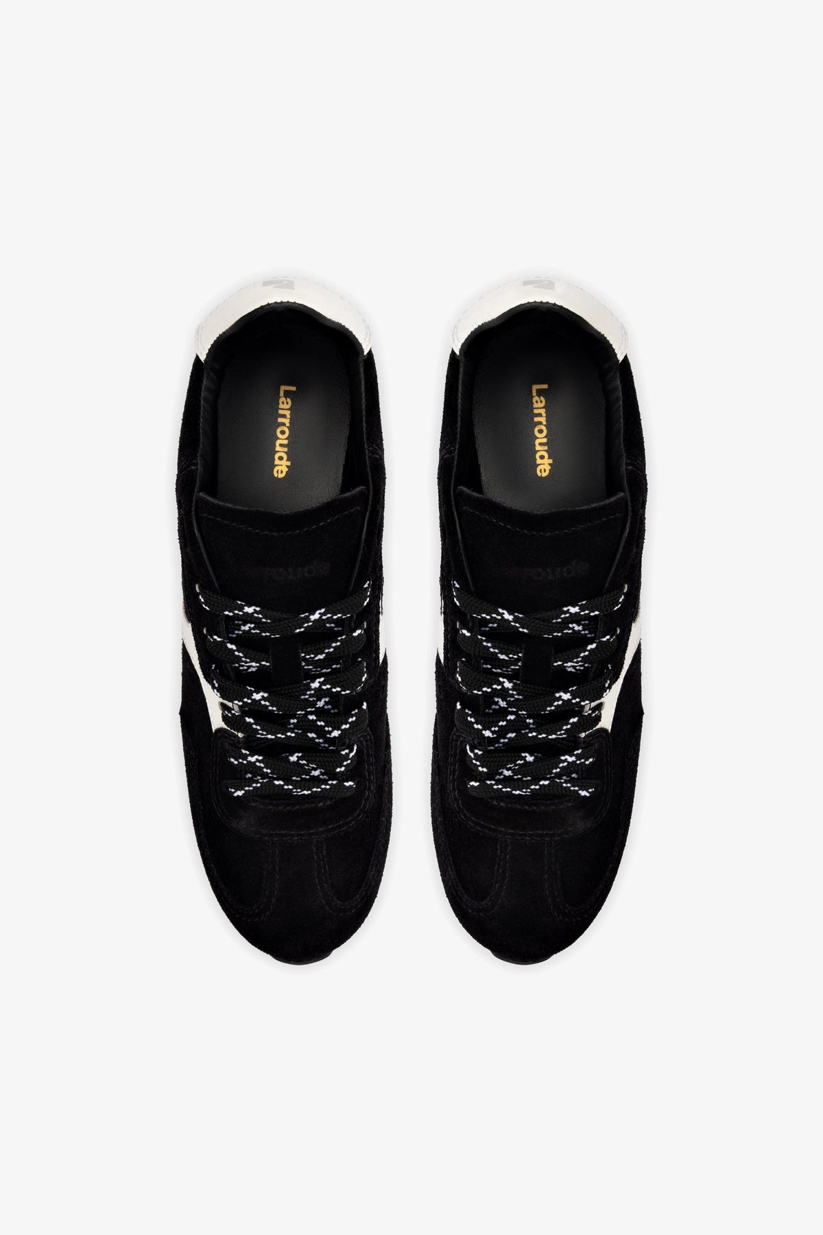 Stella Sneaker In Black Suede