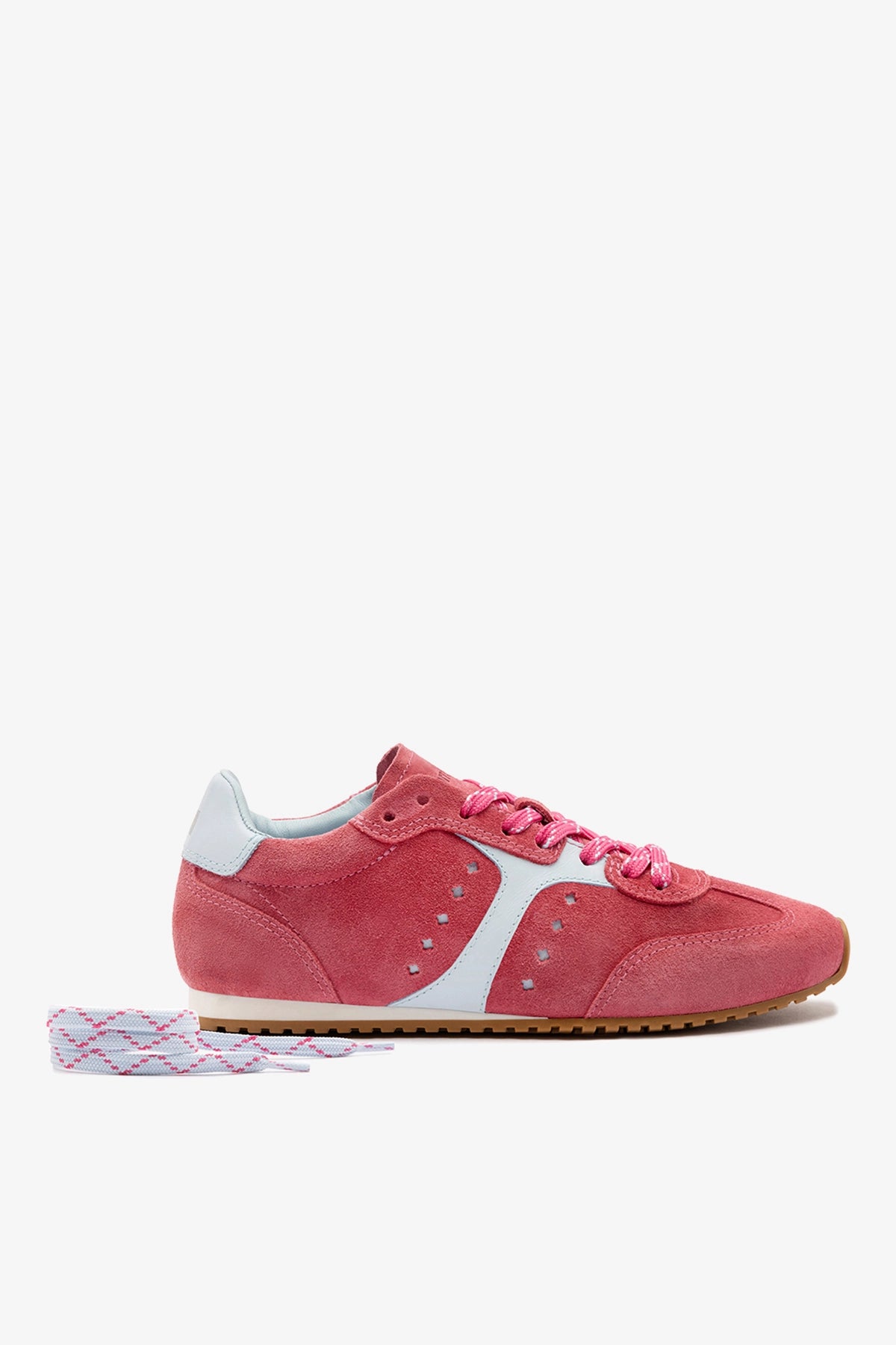 Stella Sneaker In Lampone Suede