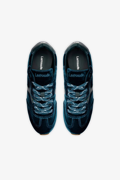 Stella Sneaker In Deepsea Velvet