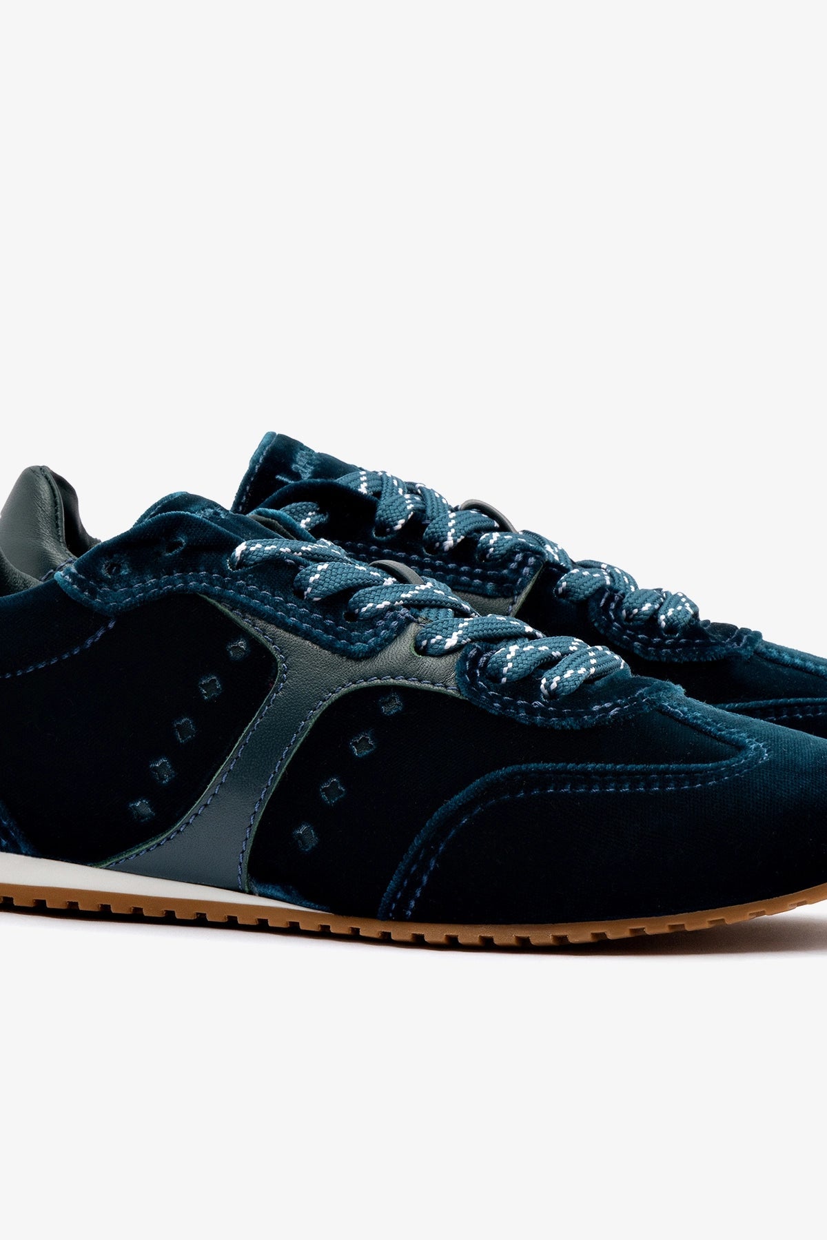 Stella Sneaker In Deepsea Velvet