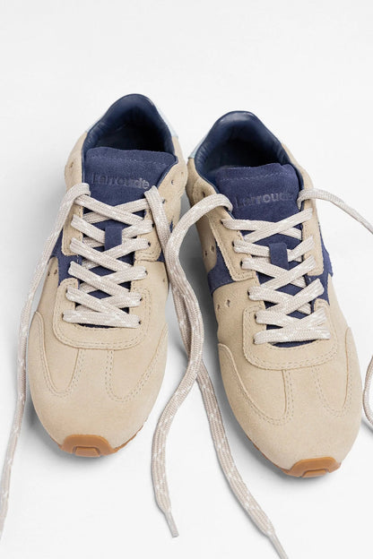 Stella Sneaker Oyster Gray Suede