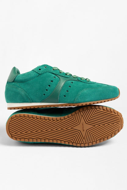 Stella Sneaker Pitti Green Suede and Leather