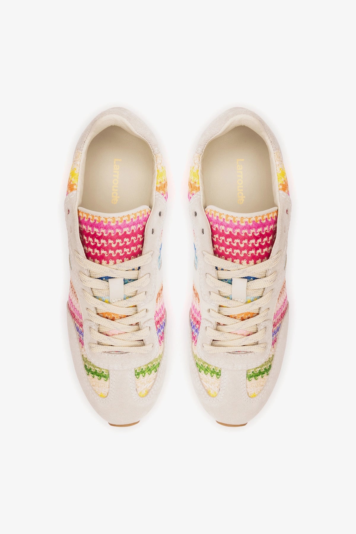 Stella Sneaker Rainbow Raffia