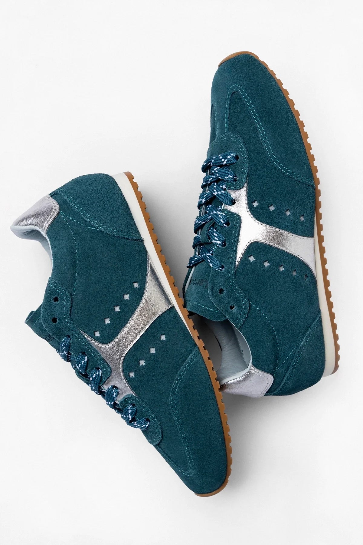 Stella Sneaker Teal Suede