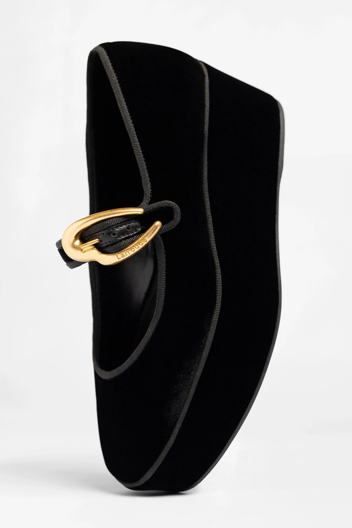 Verona Flatform Black Velvet