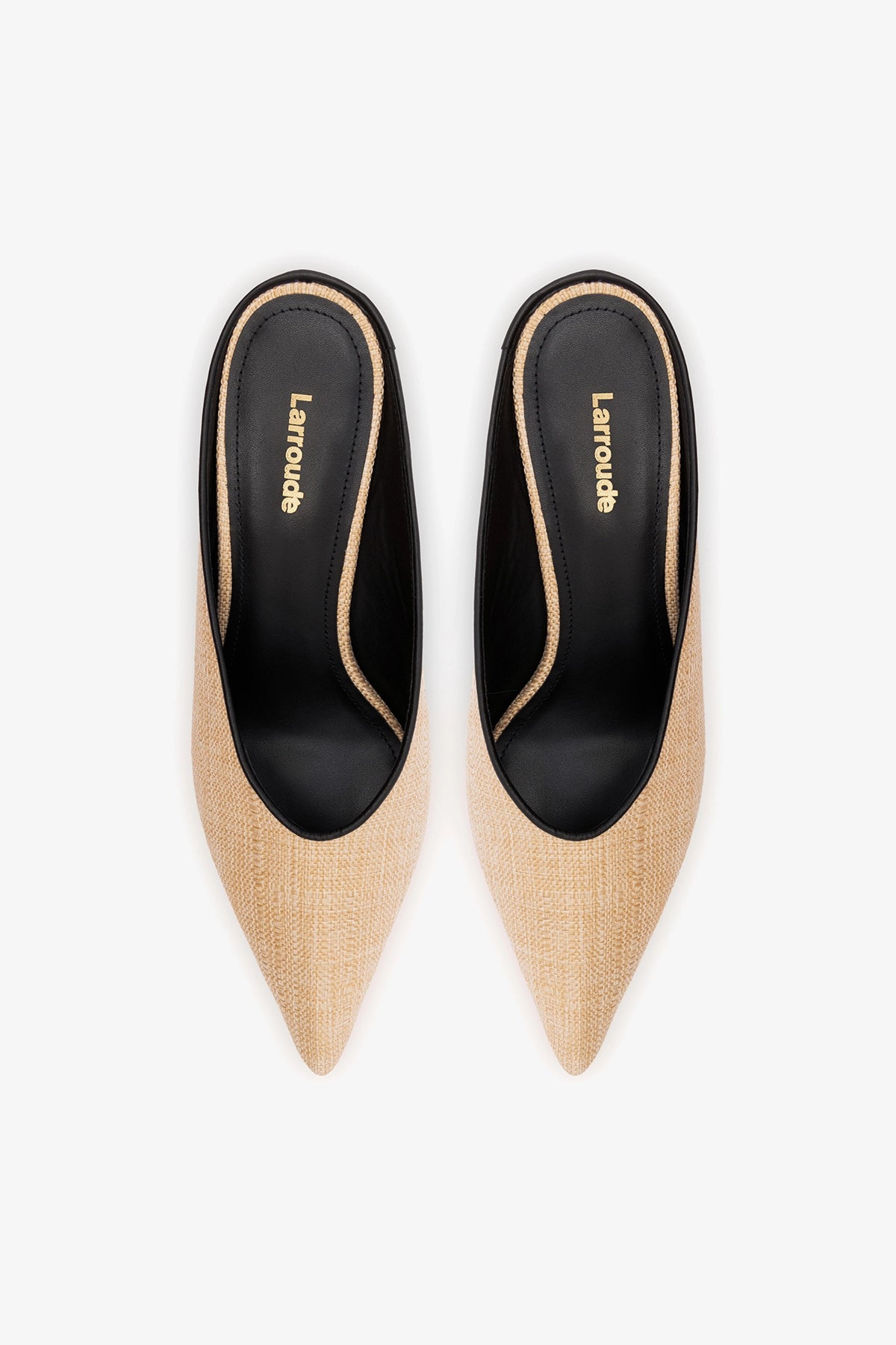 Loulou Mule Beige Raffia
