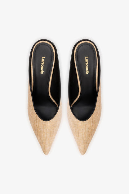 Loulou Mule Beige Raffia