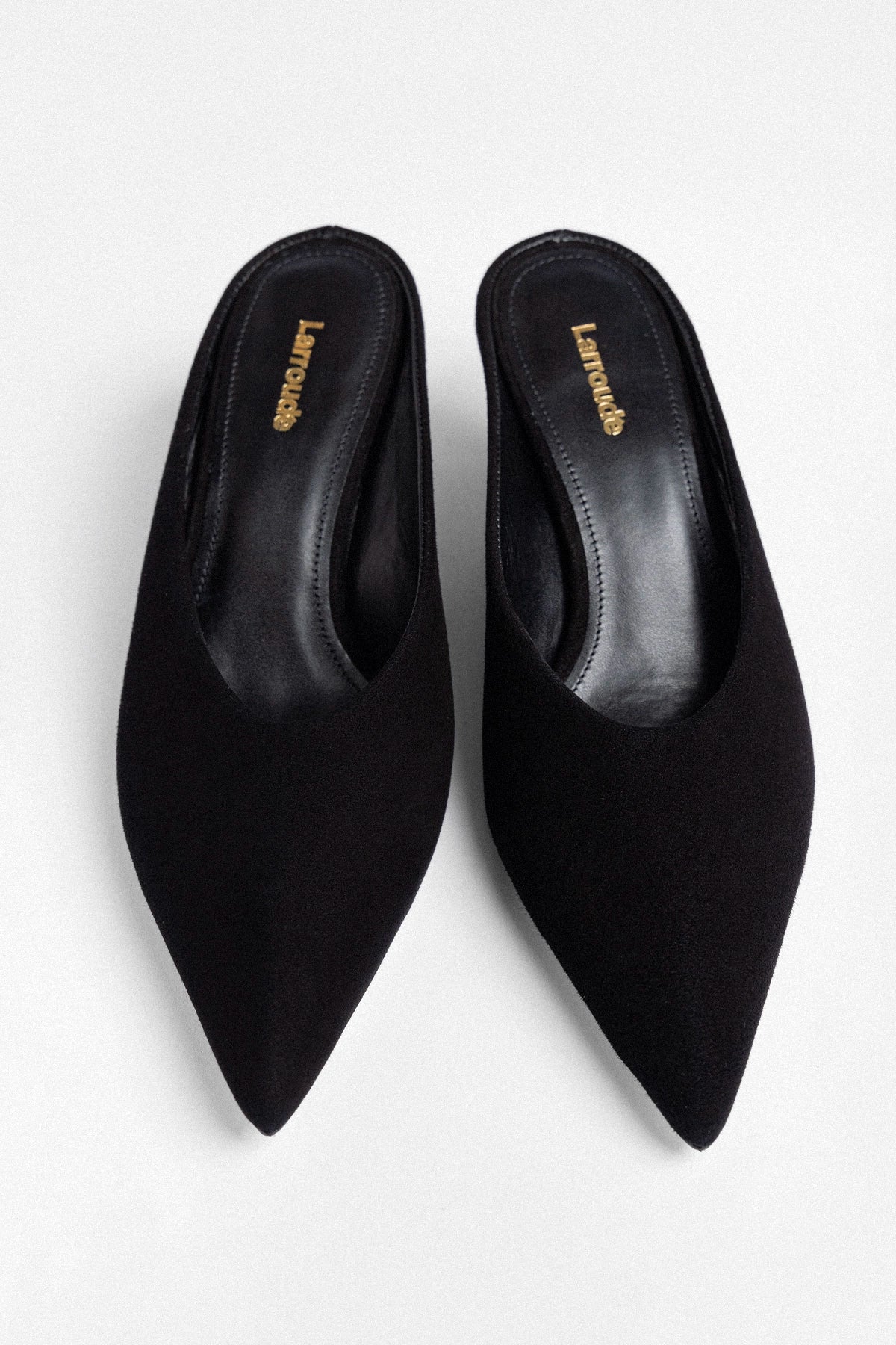 Loulou Mule Black Suede