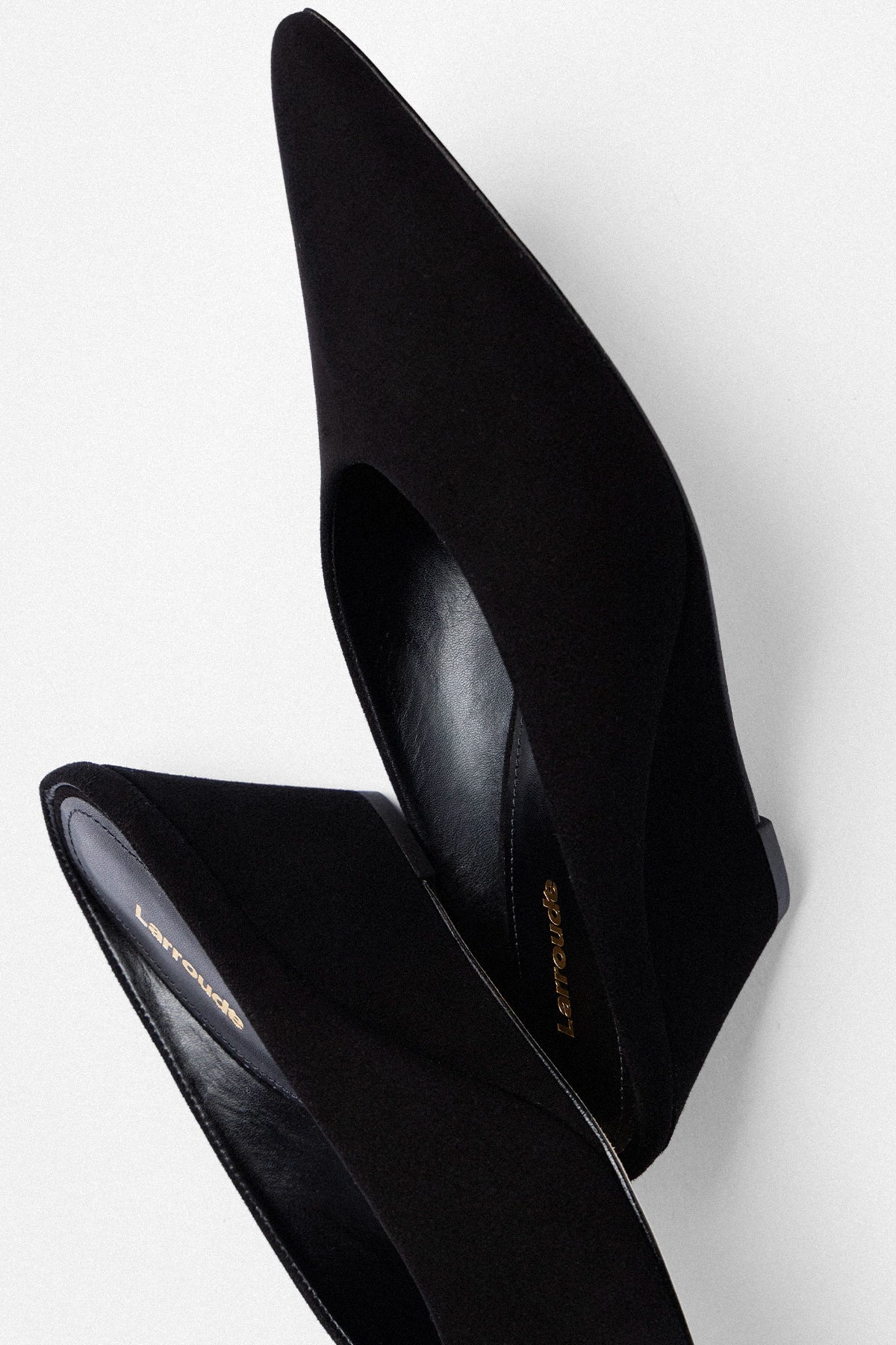 Loulou Mule Black Suede