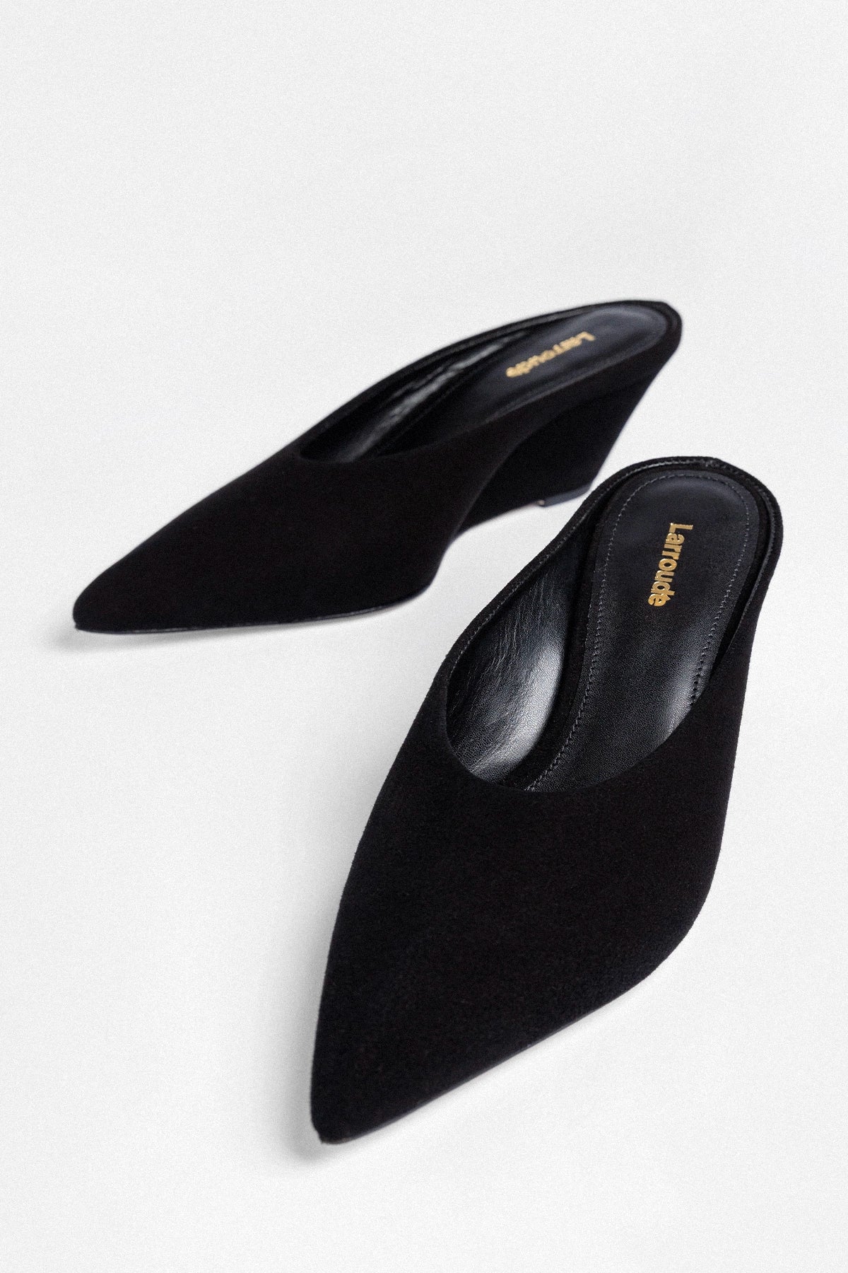 Loulou Mule Black Suede