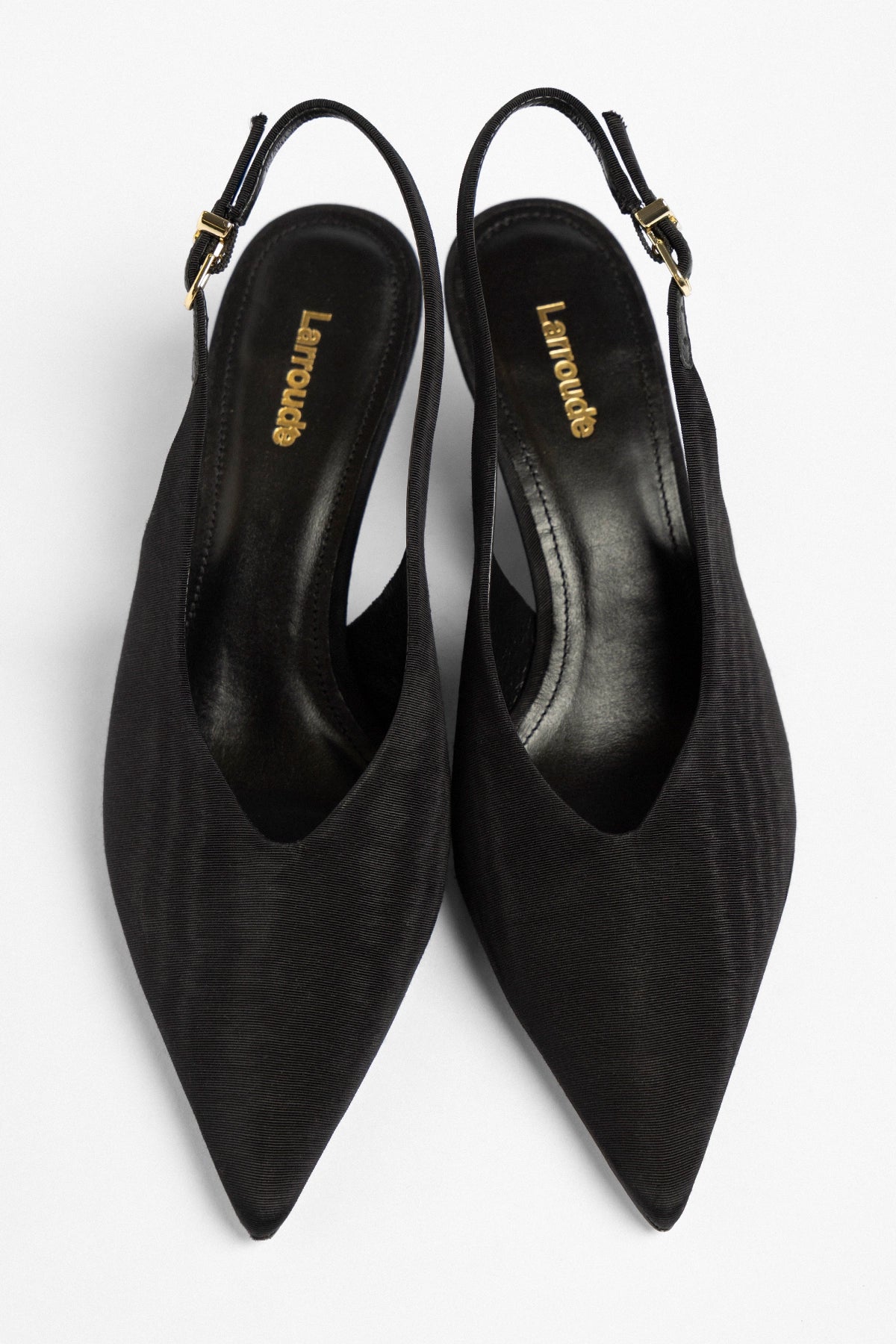 Loulou Pump Black Arianna Fabric
