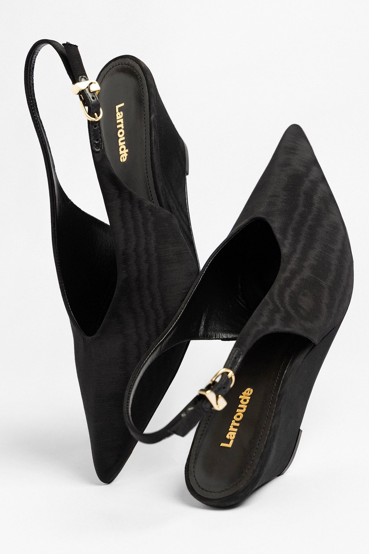 Loulou Pump Black Arianna Fabric
