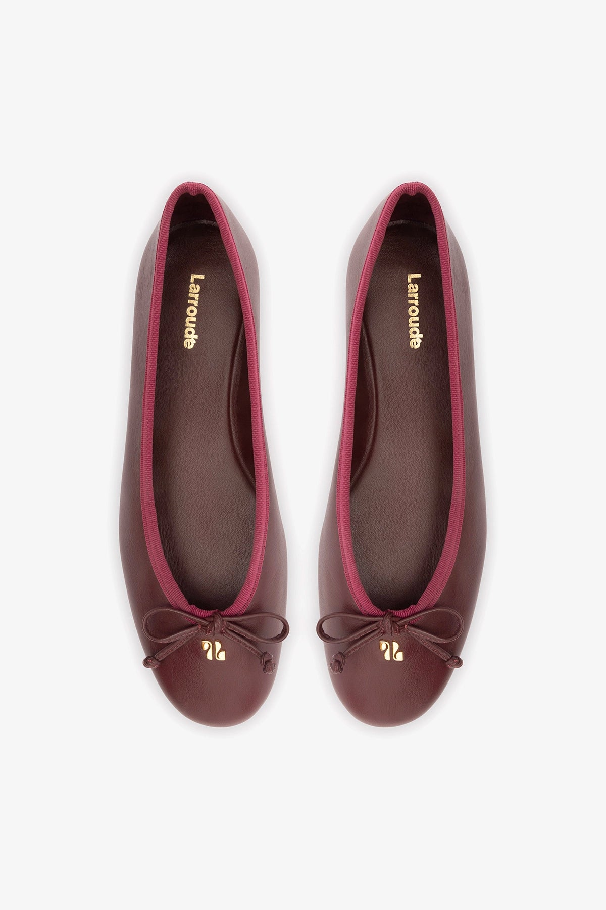 Pavlova Ballet Flat In Burgundy Leather