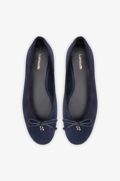 Pavlova Ballet Flat In Indigo Suede