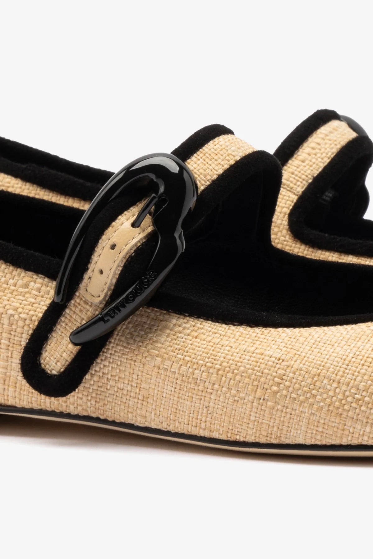 Verona Ballet Flat Beige Raffia