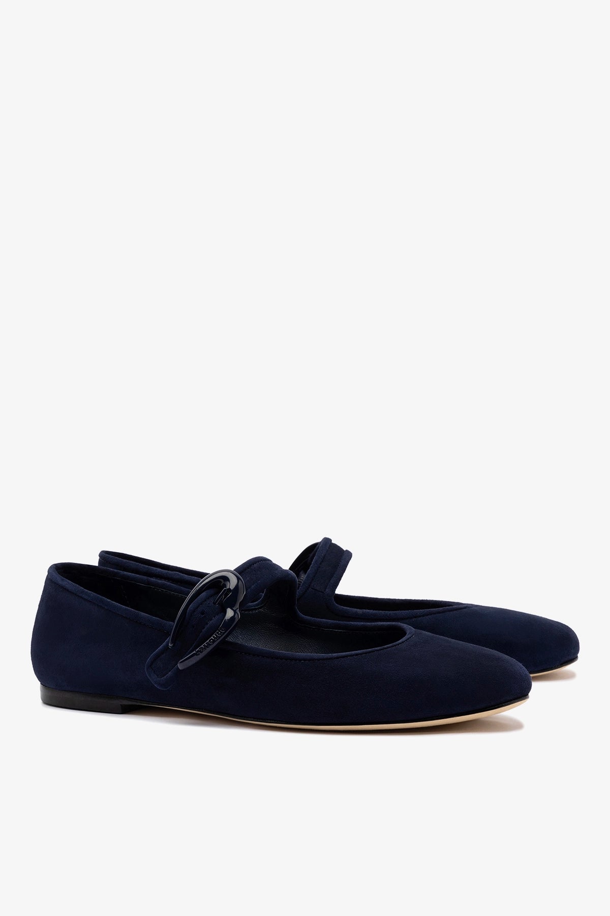 Verona Ballet Flat In Navy Suede