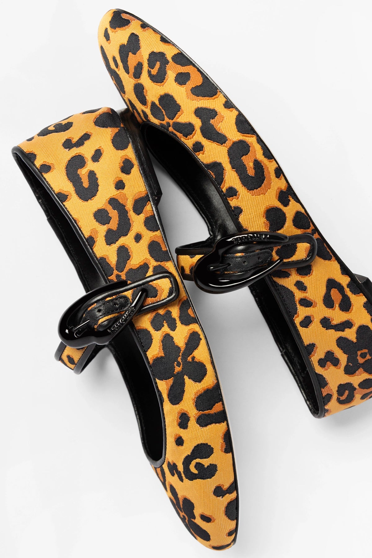 Verona Ballet Flat Leopard Jacquard