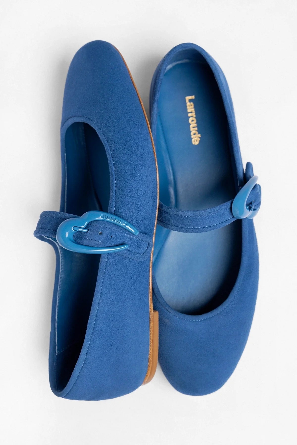 Verona Ballet Flat Blue Suede