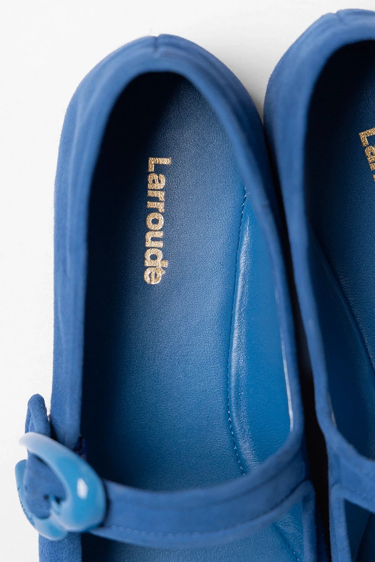 Verona Ballet Flat Blue Suede