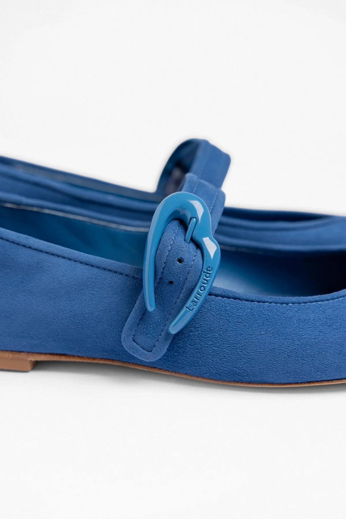 Verona Ballet Flat Blue Suede