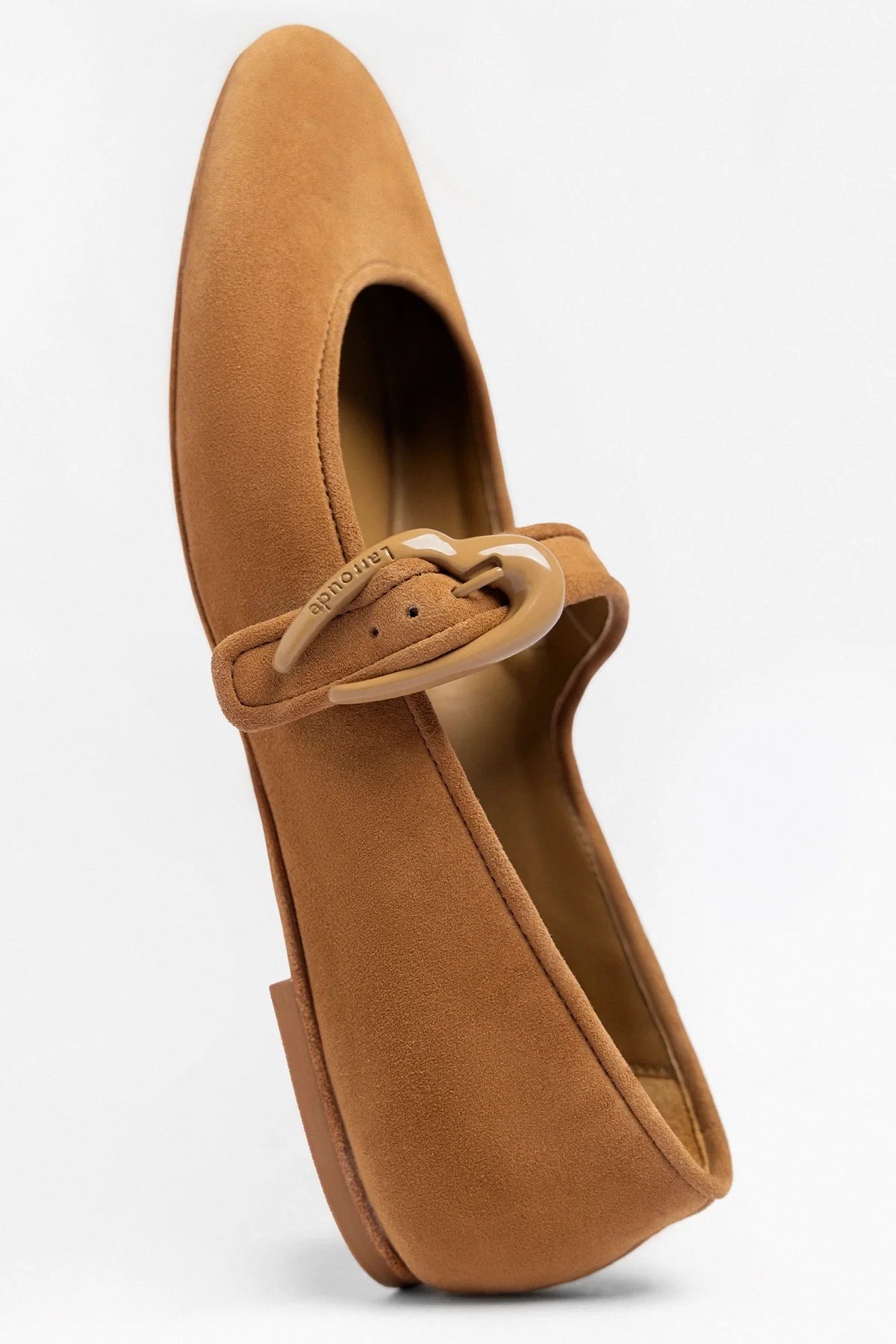 Verona Ballet Flat Tobacco Suede