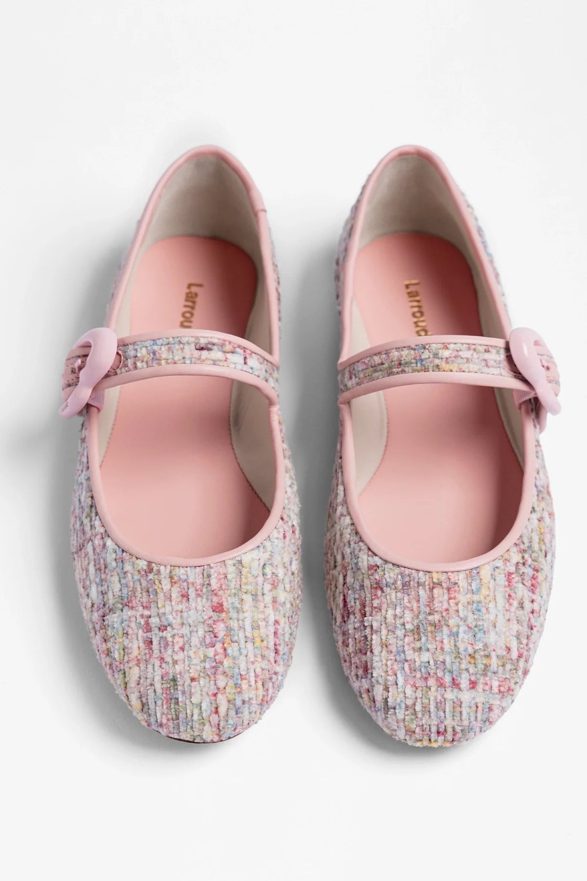 Verona Ballet Flat Tulip Printed Tweed